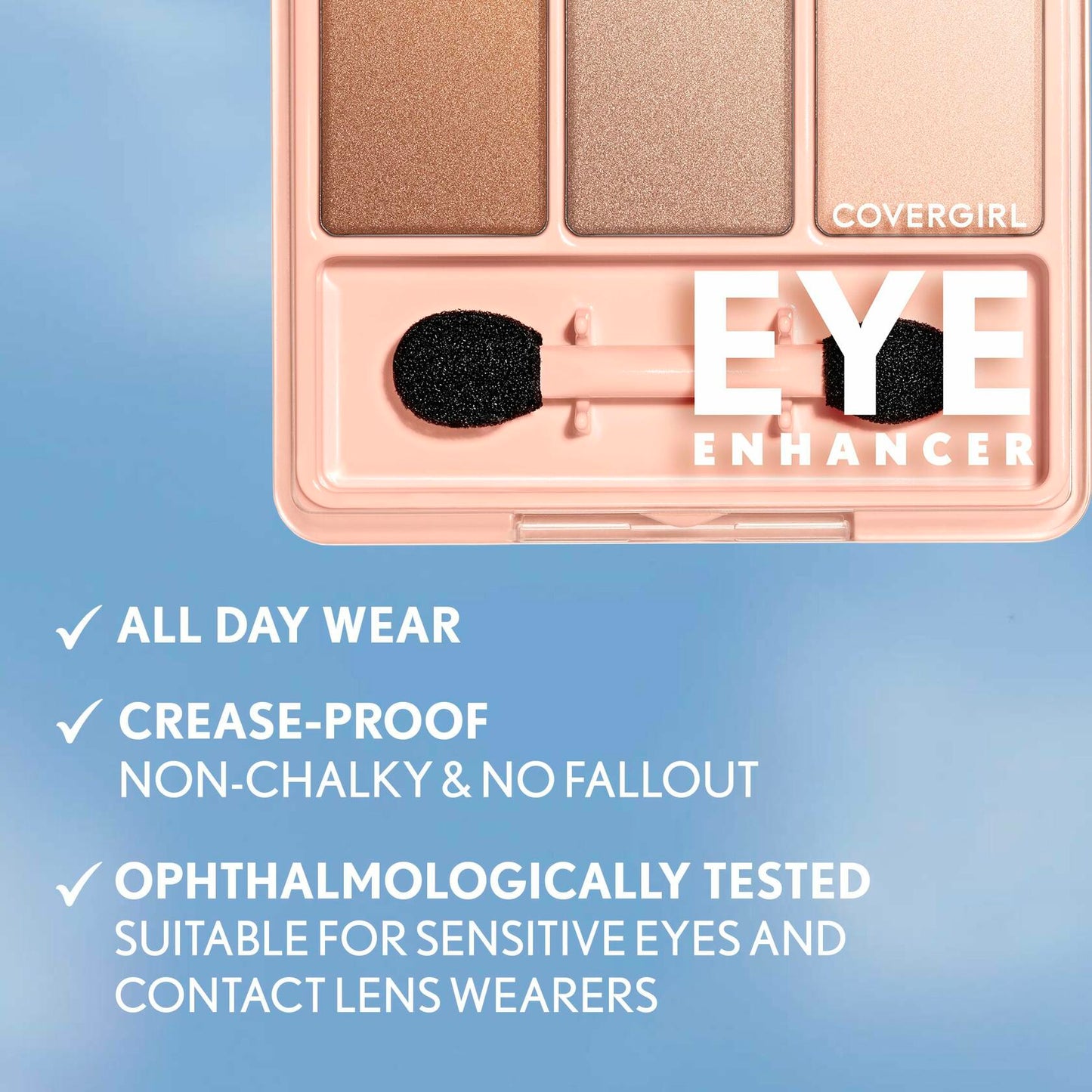COVERGIRL Eye Enhancer Eyeshadow Quad Bellini Spritz Clean Vegan 0.19oz