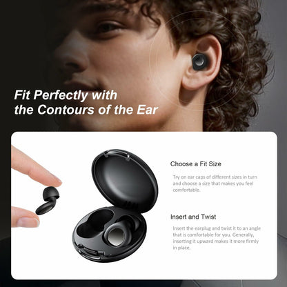Reusable Silicone Ear Plugs Black Noise Cancelling 30dB Comfortable Swim