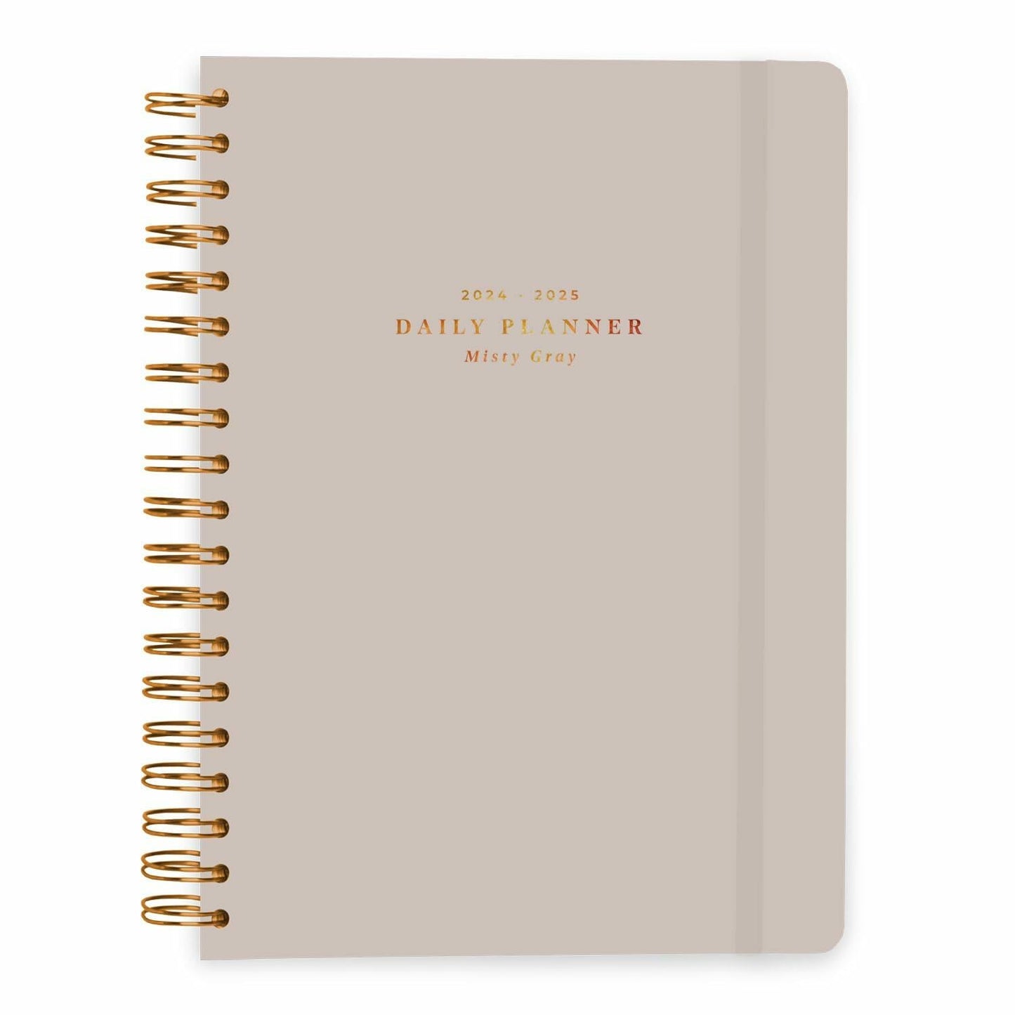 Kokonote Misty Gray A5 Academic Planner 2024-2025 Weekly 12 Months