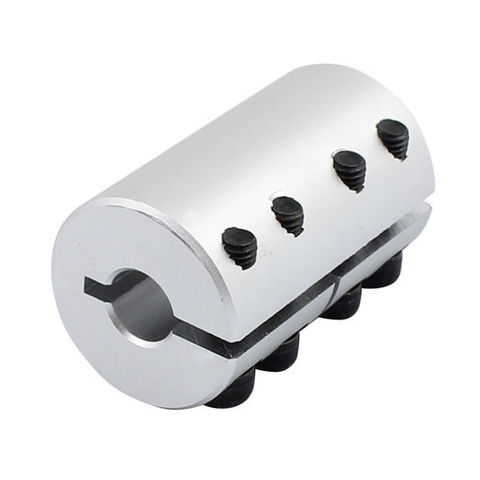 TA-VIGOR 8mm to 8mm Shaft Coupling D25xL40mm Aluminum Alloy Rigid Coupler