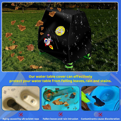 Goctoke Kids Waterproof Water Table Cover 39x23.5x31 Inch Outdoor