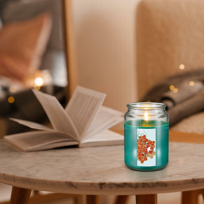 Tioncy Christmas Scented Candle Gift Set 68oz 4 Pcs Apple Cookies Mint