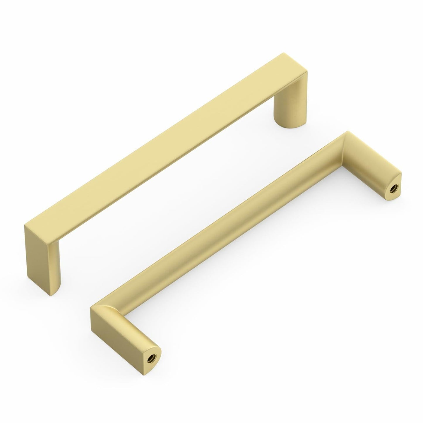 homdiy 10Pack 5in Matte Black Cabinet Handles 128mm Hole Centers