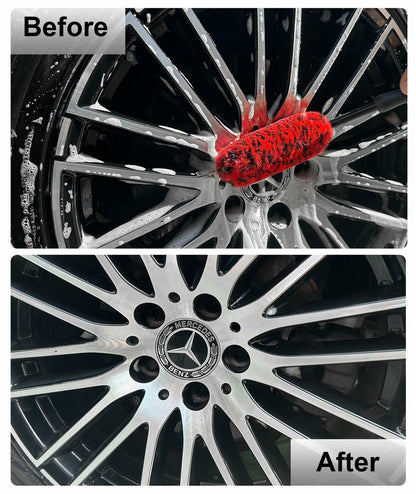 YILANBON Wheel Brush Soft Dense Fibers Car Rim Clean 2PCS