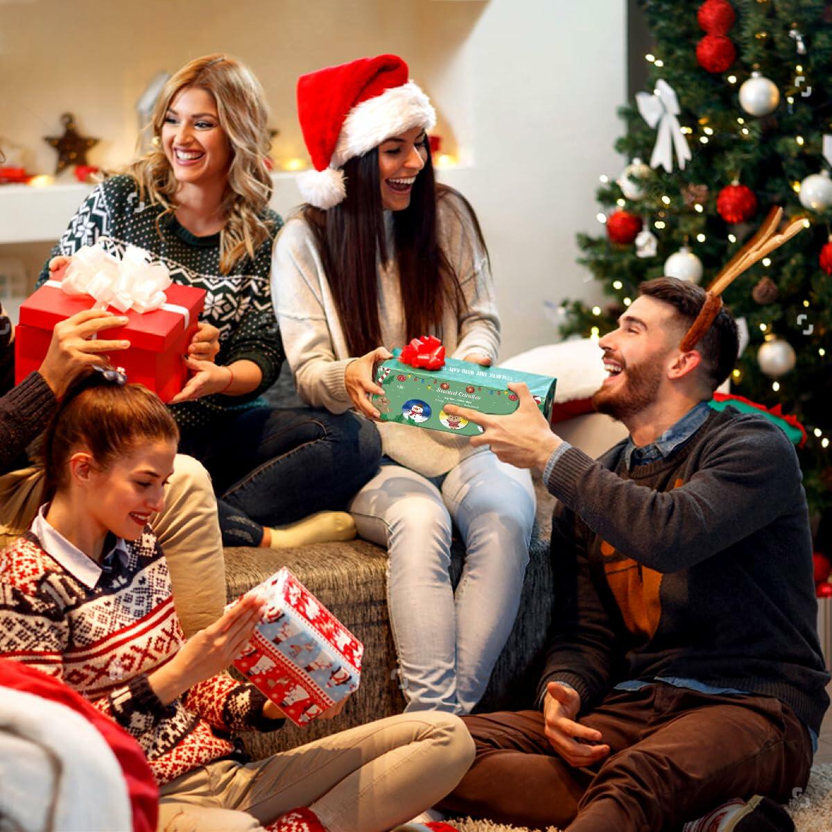 Christmas Scented Candle Set 3 Pack Soy Apple Cinnamon Cedar Vanilla 2.5oz