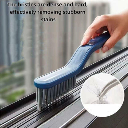2PCS Window Groove Cleaning Brush V Shape Multifunctional White