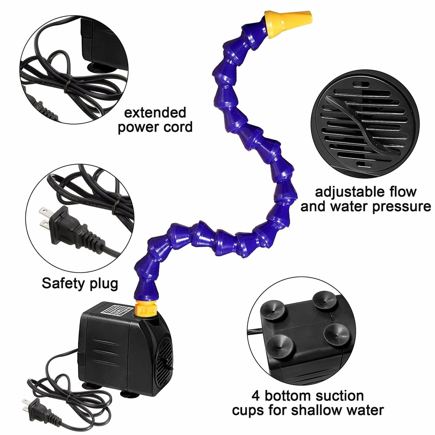 Xxzhiho Summer Water Table Pump Outdoor Accessory 2 Plug One Way