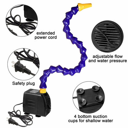 Xxzhiho Summer Water Table Pump Outdoor Accessory 2 Plug One Way