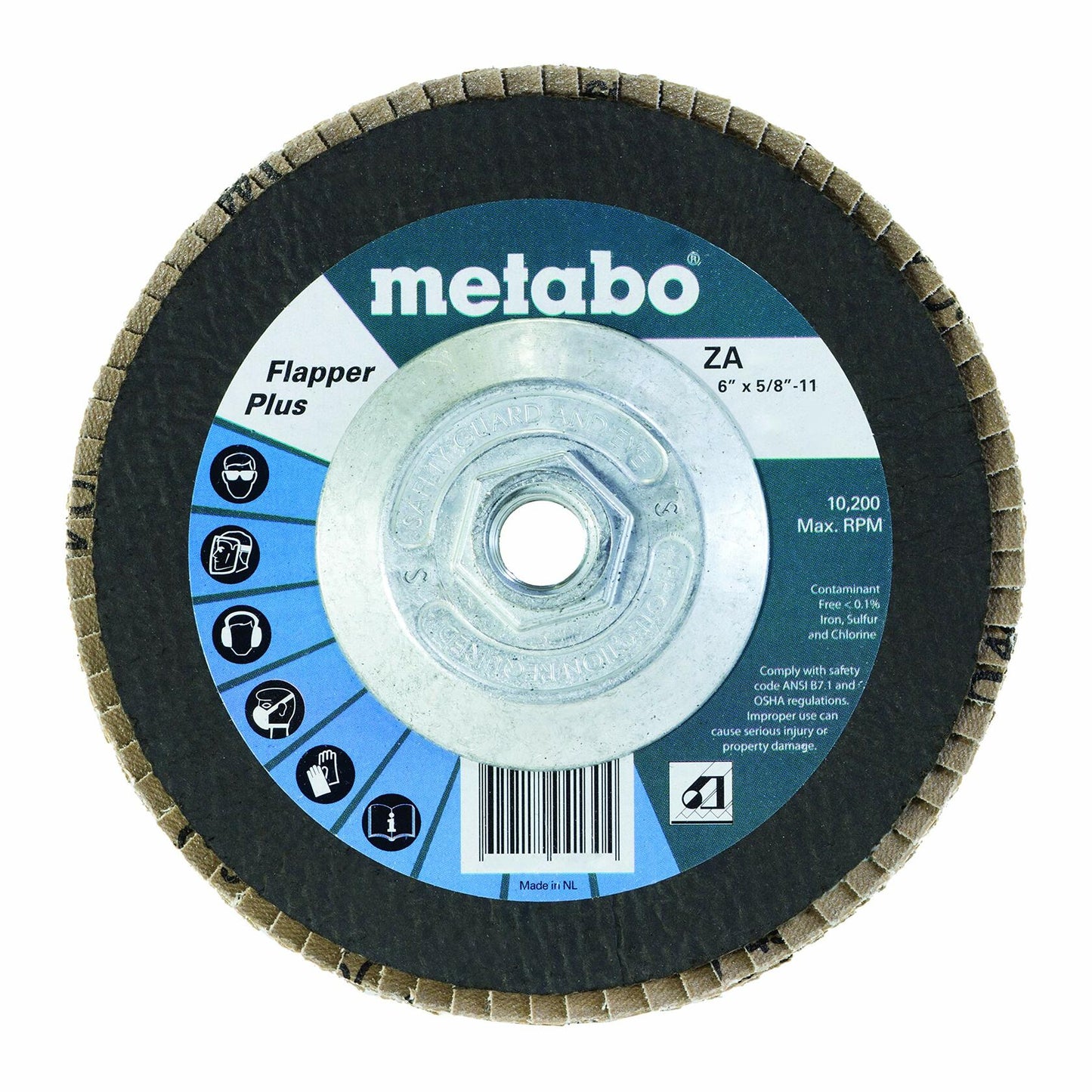 Metabo 6" Flapper Plus 60 5/8-11 T29 Fg 629413000