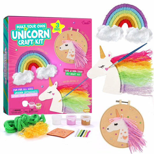 LAOESE Unicorn Sewing Craft Kit for Kids Ages 8-12 - Arts & Crafts Gift