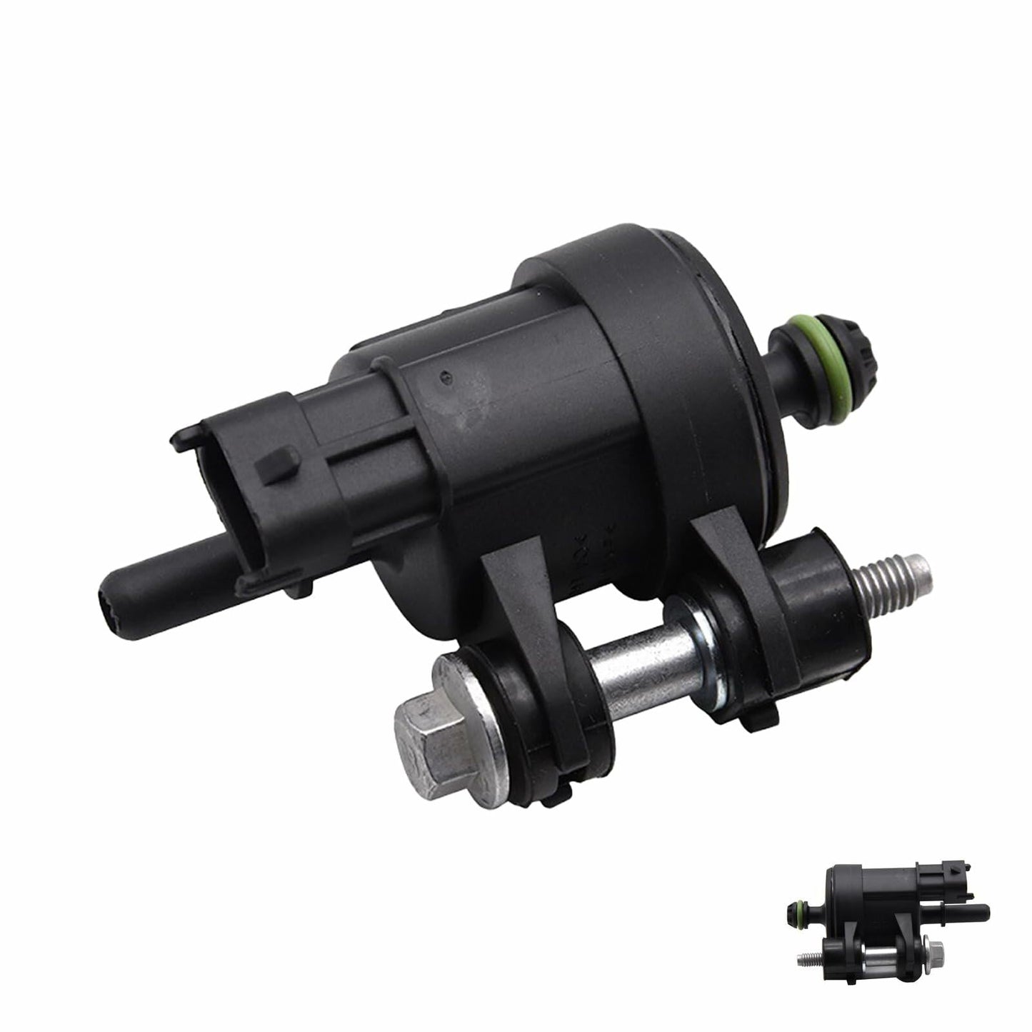 Yonput Car Vapor Canister Purge Valve Durable Vacuum Vent Valve Black