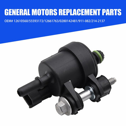 Yonput Car Vapor Canister Purge Valve Durable Vacuum Vent Valve Black