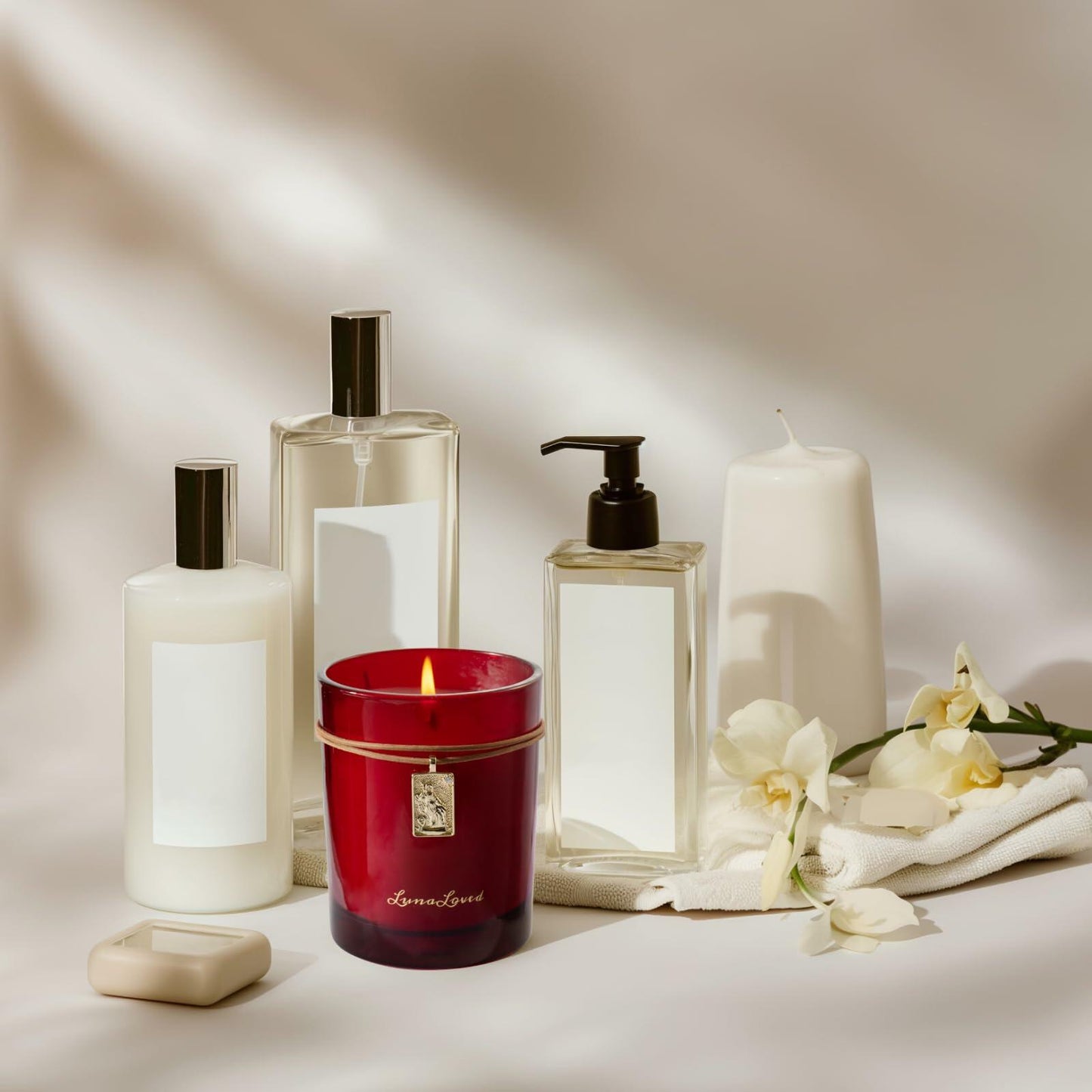 LunaLoved Tarot The Empress Rose Oud Soy Candle 230g Mood-Boosting