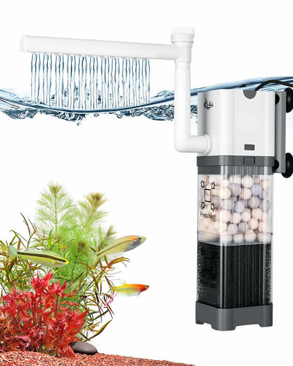 AQQA Canister Filter Aquarium Water Pump 1.01lb Package Weight