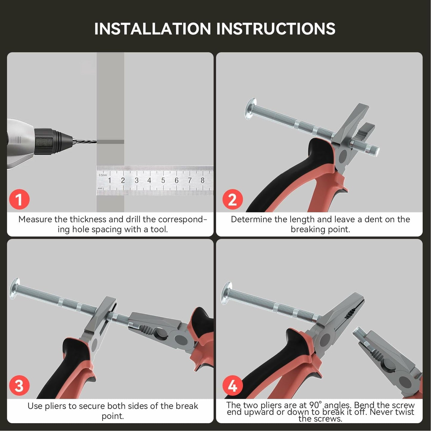 homdiy 25Pack 5in Black Stainless Steel Cabinet Handles Modern Drawer Pulls