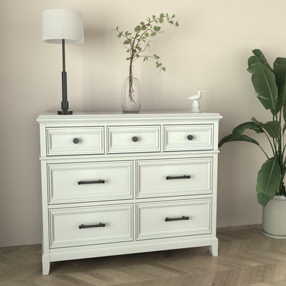 homdiy 10 Pack Matte Black Cabinet Handles 5 Inch Hole Center Zinc Alloy