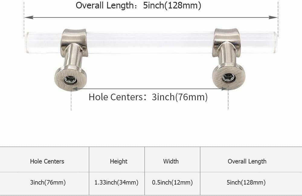 homdiy 10 Pack 5 Inch Cabinet Pulls Brushed Brass Gold Kitchen Handles