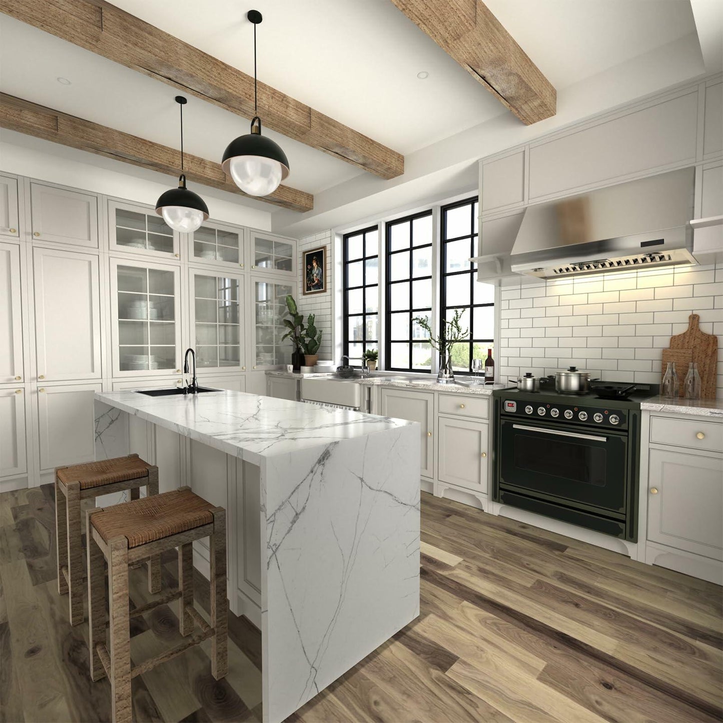 goldenwarm 5 Pack Gold Aluminium Alloy Cabinet Knobs for Drawers