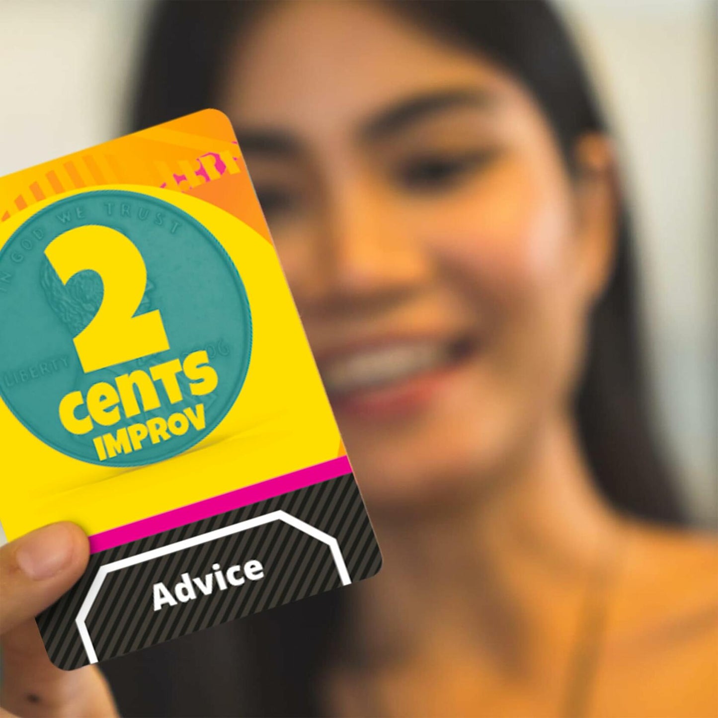 QUOKKA 2 Cents Game Night Story Card Improv Game 60 Cards 3-8 Players