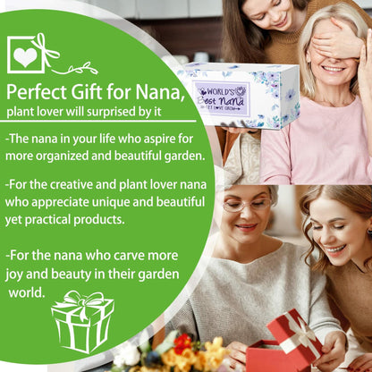 Hexagram Women Garden Tools Kit Outdoor Horticulture Starter Kit Nana Gift