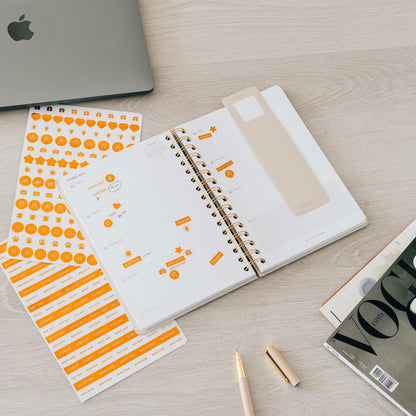 [Like New] Kokonote Misty Gray 2024-2025 A5 Academic Weekly Planner 12 Months