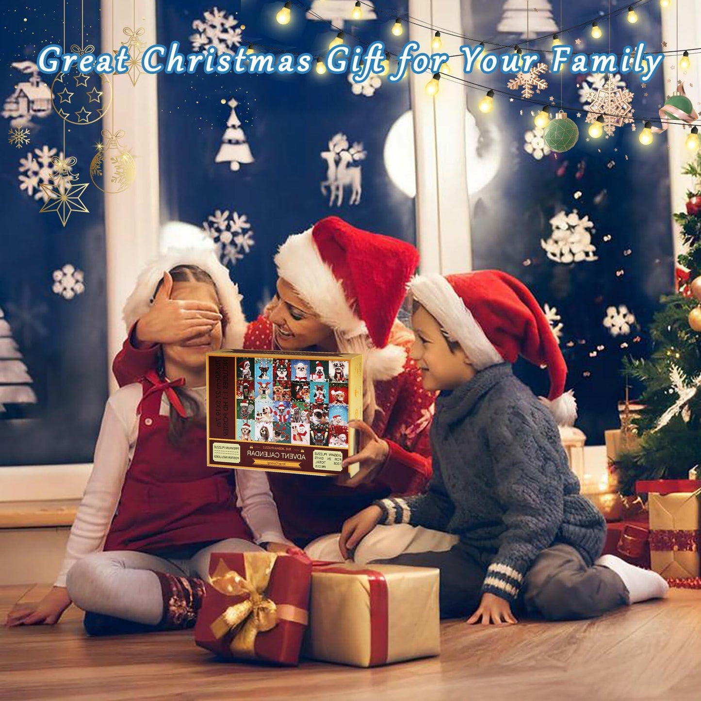 Sibosen 2024 Polar Christmas Puzzle Advent Calendar 1008 Pieces Style-02