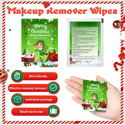 [Like New] Heigble 100 Pcs Makeup Remover Wipes Individually Wrapped Facial Cleansing