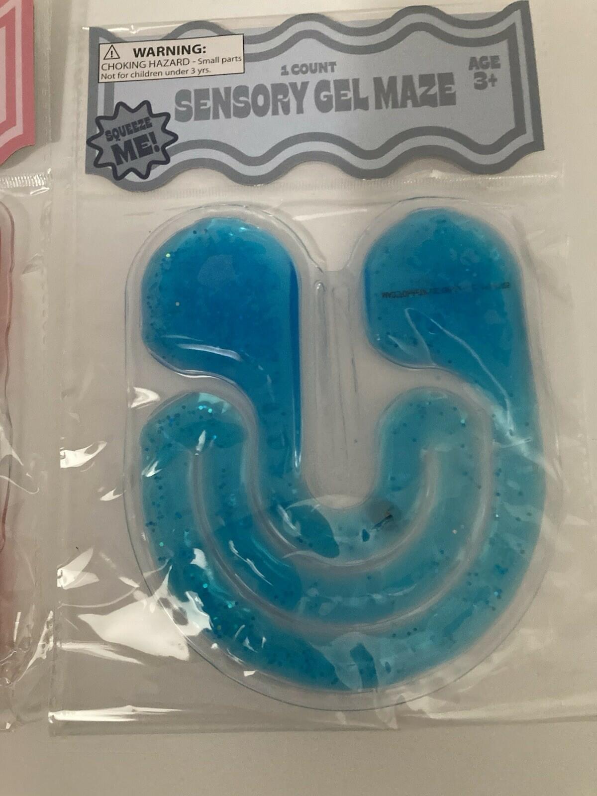 Target Bullseye Playground Sensory Gel Maze Fidget Toys Set of 2 Multicolor