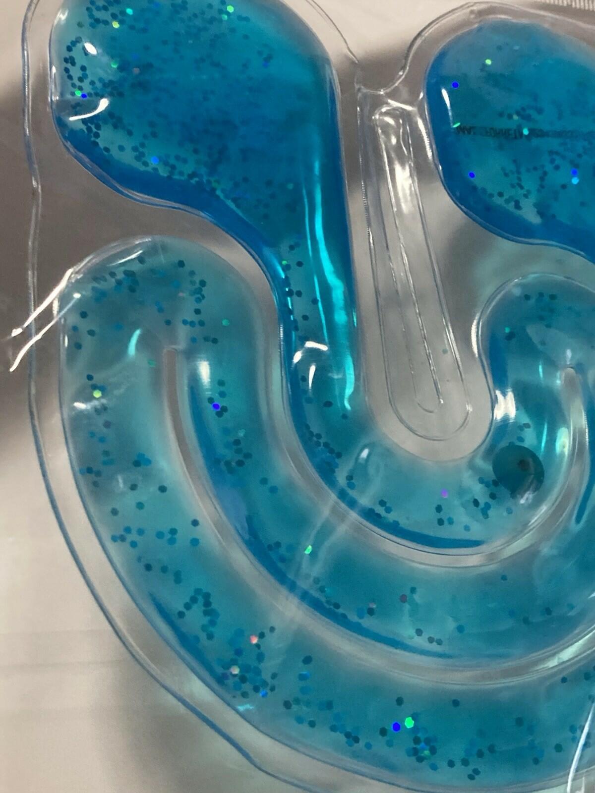 Target Bullseye Playground Sensory Gel Maze Fidget Toys Set of 2 Multicolor