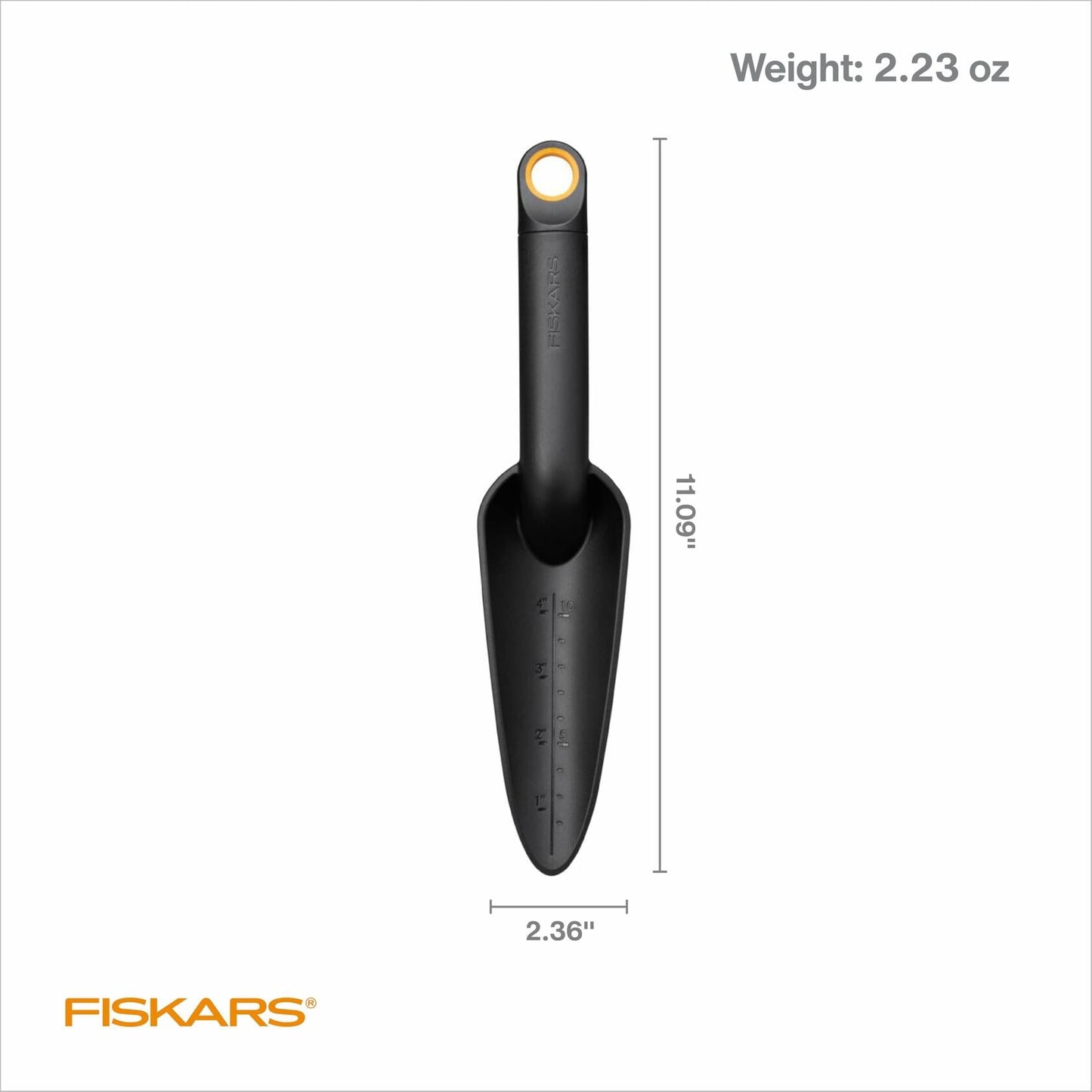 Fiskars Eco Transplanter Narrow Curved Spade Ergonomic Handle UV Resistant