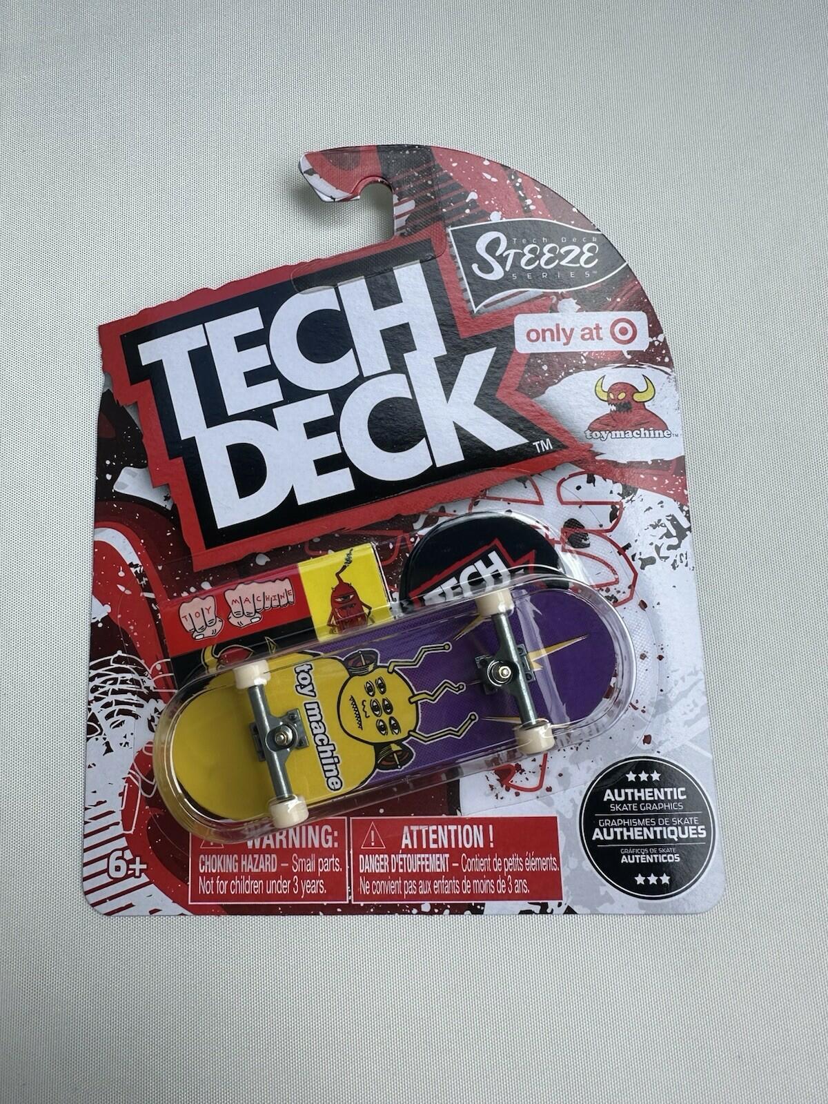 Tech Deck Toy Machine Steeze Series Target Exclusive Yellow Fingerboard