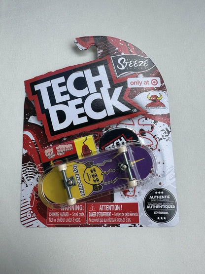 Tech Deck Toy Machine Steeze Series Target Exclusive Yellow Fingerboard