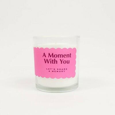 Love x June Mother's Day DIY Message Candle Pink White Color