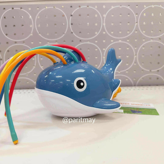 Target Bullseye's Playground Shark Water Sprinkler 5" H Blue Plastic