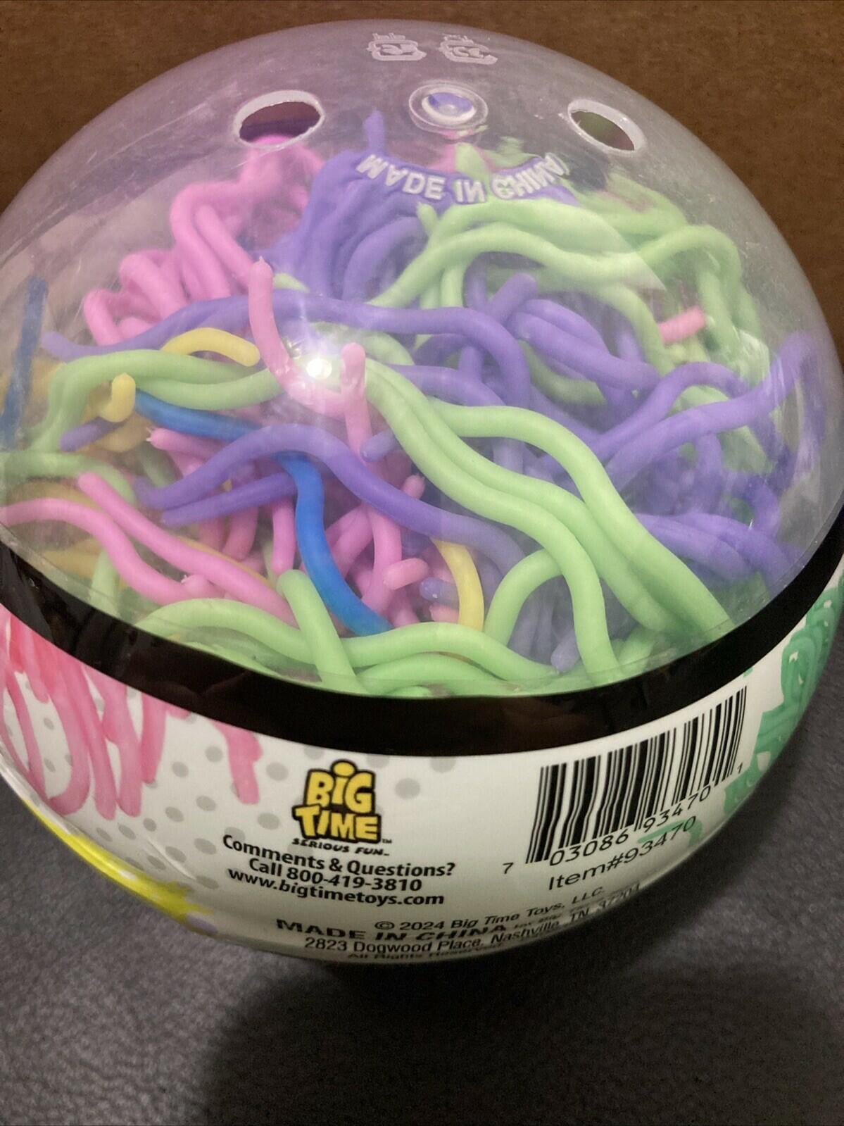 Big Times Toys Toyplanet Noodle Ball Stretchy Multi-Color Silly Fun