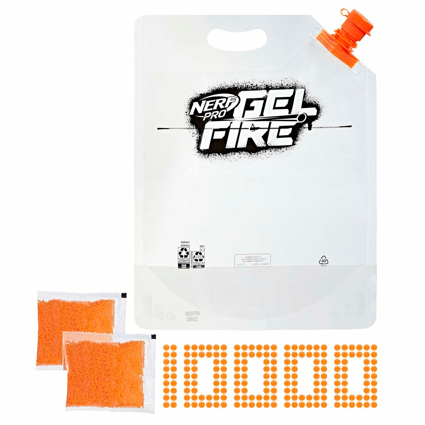 Nerf Pro Gelfire Refill 10,000 Dehydrated Gelfire Rounds Ammo
