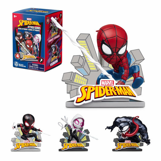 YuMe Marvel Spider Man Attack Action Figure Vinyl Toy Single Pack