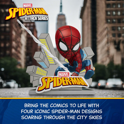 YuMe Marvel Spider Man Attack Action Figure Vinyl Toy Single Pack