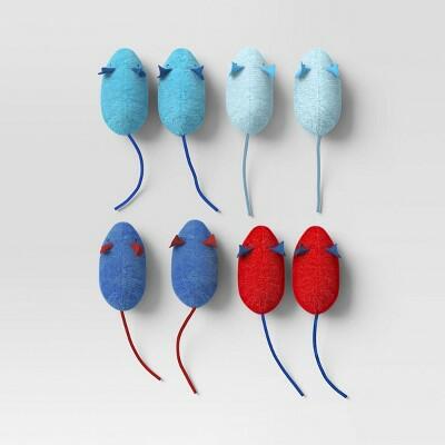 Americana Little Mice Cat Plush Toy Set 8pcs Multicolor Sun Squad