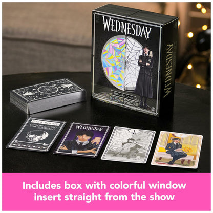 Spin Master Games Wednesday Card Game Premium Foil Cards 3-10 Players 10+