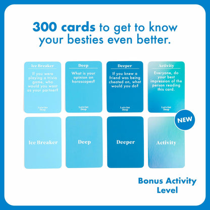 [Like New] WHAT DO YOU MEME? Let's Get Deep Friends Edition Card Game 400 Cards