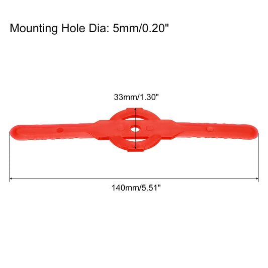 Uxcell 10pcs Plastic Trimmer Blades Replacement for Cordless Grass Cutter