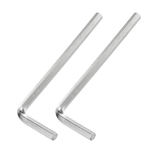 DMiotech 3/16" Hex Key Wrench L Shaped CR-V 2 Pack Aluminum 84mm