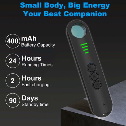Amyway Portable Hidden Camera Detector Anti Spy GPS Bug Detector Travel