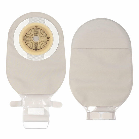 Willowbrook Charite 30 PCS Drainable Ostomy Pouches 12" Grey Cut-to-Fit