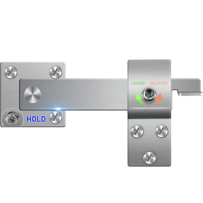 Bdmetals 6" Stainless Steel Heavy Duty Gate Latch Antirust Silver