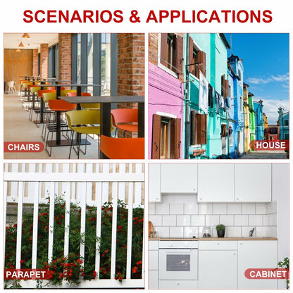 Electric Paint Sprayer with 6 Copper Nozzles & 3 Patterns for DIY Use