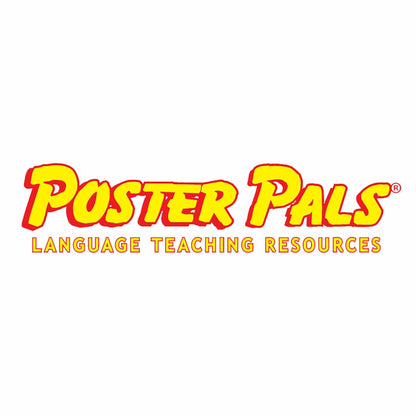 Poster Pals Spanish Educational Language Teaching Posters 6-Set Multicolor