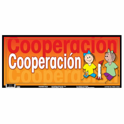 Poster Pals Spanish Educational Language Teaching Posters 6-Set Multicolor