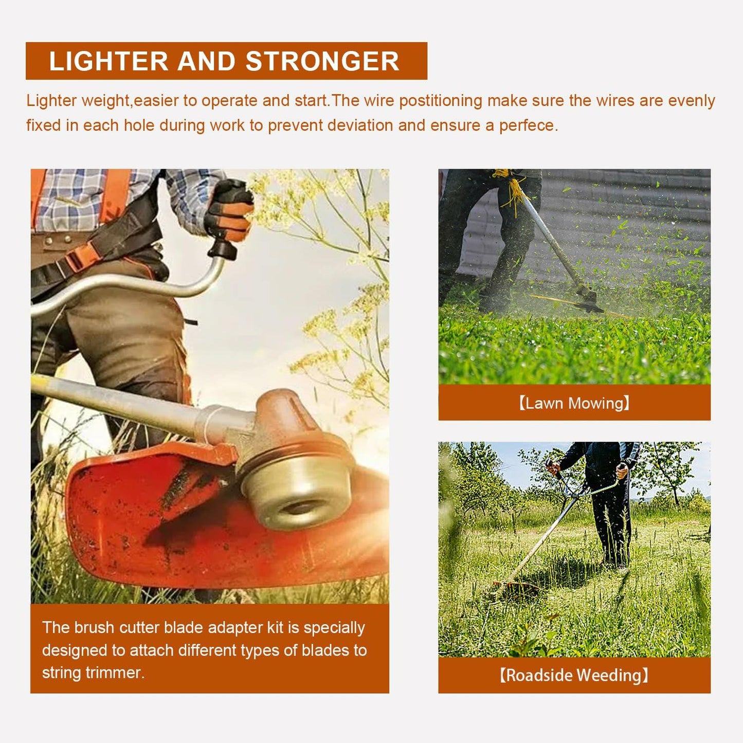 Jaruika Blade Adapter Replacement for Stihl String Trimmers Brush Cutter Silver